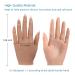 YEEFAIRY Silicone Practice Hand for Acrylic Nails | 528pcs Nail Tips | Soft Realistic Mannequin Hand for Nail Art Practice | Flexible Bendable Fake Hand for Tattoo & Jewelry Display (Bronze, Left) - Buy Online on SooperMarket.com
