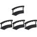 Wresetly 4 Pen Holder 6-Slots Pen Display Stand Nail/Makeup/Art Brush Rack Organizer Holder for Homes(Black)