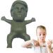 BUKISA Funny Toothpaste Cap - Pump Lid Squeezer with Fun President's | Toothpaste Gadgets for Tube Squeezing Toothpaste Accessories for Adult and Kids Bathroom Green - Buy Online on SooperMarket.com