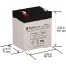 3FM4.5 6 Volt 4.5Ah SLA Replacement Battery with F1 Terminal - Reliable Power for Your Devices | International Shipping Available - Buy Online on SooperMarket.com