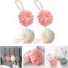 FRCOLOR African Exfoliating Net Scrunchies - 4pcs Bath Shower Loofah Set - Buy Online on SooperMarket.com