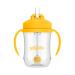 Dr. Brown's Milestones Baby's First Straw Cup Sippy Cup with Straw 6m+  9 oz/270 ml  Vintage Yellow
