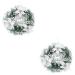 HOMSFOU 2pcs Christmas Wreath Decorative Wreath Christmas Front Door Wreath Winter Wreath Holiday Wreaths Harvest Wreath Rustic Holiday Door Wreath Xmas Reef Artificial Pvc Merry Christmas