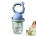Bexdug Fresh Food Dispenser for Babies | Ultraicide Silicone Baby Food Pacifier - Safe & Healthy Nibble Feed for Toddlers & Newborns - Blue - Buy Online on SooperMarket.com