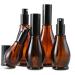 Vasana Amber Glass Spray Bottles - 50ml Fine Mist with Anti-Dust Cap | Ideal for Cosmetics Aromatherapy Essential Oils | Set of 3 - Buy Online on SooperMarket.com