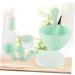 minkissy Makeup makeup tool kit makeup Brush spatulas Puff Soaking Bottle Gauges facial spoon makeup Spray Bottle makeup Bowl makeup mixing large makeup Mask medium Green - Buy Online on SooperMarket.com