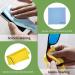 6 Pack Microfiber Cleaning Cloths 400 GSM - Lint Free, 12x12 Inches, Multi-Colored - Ideal for Kitchen, Car, House, Boat - Soft and Thick Reusable Towels - Buy Online on SooperMarket.com