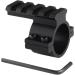 Higoo 1-Inch Scope Ring Adaptor with Picatinny/Weaver Rail Mount - Tactical Barrel Clamp for Scope Flashlight Laser Sight - Buy Online on SooperMarket.com