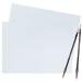 Zonon 2 Pieces Water Writing Cloth 13 x 18 Inch Reusable Chinese Calligraphy Water Cloth and 2 Sizes Chinese Calligraphy Brushes for Student Stationery Tool