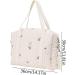 NewDVMMSS Soft Cotton Diaper Bag Carrier | Embroidered Children's Room Storage & Toy Organizer for Travel - Buy Online on SooperMarket.com