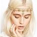 Fashband Boho Flower Head Chain | Gold Pearl Headband & Hair Accessories for Women | Unique Bohemian Style - Buy Online on SooperMarket.com