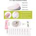 Kalolary 20PCS Nail Adhesive Wrap Gel Polish Strips - Solid White | Self-Adhesive Nail Wrap Stickers for UV/LED Lamp | Easy Cured Gel Nail Decals - Buy Online on SooperMarket.com