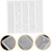 TEHAUX 2pcs Bookmark Mold Bookmark Making Mold Crystal Epoxy Molds Resin Epoxy Molds Silicone Molds Resin Moulds DIY Molds for Resin Sequins School Supplies Silica Gel Cat Paw Student White 2x2pcs 15.8X14.8cmx2pcs - Buy Online on SooperMarket.com