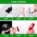 Nail Art Stamper Set - Fluorescent Silicone Nail Stamping Kit with Scraper for DIY Manicure | International Shipping - Buy Online on SooperMarket.com