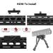 Xaegistac MLOK Bipod Adapter Mount - MLOK Sling Stud - 4 T-Nuts, 4 Screws, 1 Wrench - Buy Online on SooperMarket.com