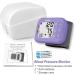 Wrist Blood Pressure Monitor with Irregular Heartbeat Detection and Large Display - Purple | Digital Automatic BP Cuff Monitors for Home Use - 120 Memories, Adjustable Cuff - Buy Online on SooperMarket.com