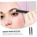 Gogogmee 2pcs Small Eyeshadow Double Ended Makeup Brush Eyeshadow Makeup Eye Shadow Makeup Black Abs - Buy Online on SooperMarket.com