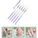 5Pcs Nail Art Liner Brushes Set Polish Painting Nail Design Brush Pen Set With Handle For Pulling Lines Nail Art Liner Brush Set With Cap Nail Art Liner Brushes Polish Painting - Buy Online on SooperMarket.com