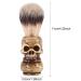 Beard Shaving Brush - Premium Men's Beauty Tool | Skull Barber Shop - Perfect Father's Day Gift - Buy Online on SooperMarket.com