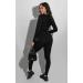 Prettypgarden Women's Two Piece Tracksuit Set - Zipper Hoodie Jacket with Sweatpants, Sweat-wicking Jogger Workout Set - Black (Medium) - Buy Online on SooperMarket.com
