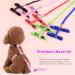 Morices 2 Pack Cat Harness and Leash Adjustable Comfortable Nylon Pet Strap Collar with Leash Escape Proof Safety Rope Leads Chest Strap for Kitten Puppy Rabbits Walking Training (Pink & Purple) Pink+Purple - Buy Online on SooperMarket.com