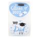 ABOOFAN Cake Ornament Candy Bag Sticker 1 Roll Stickers Bag Stickers Sealing Labels Stickers Party Stickers for Baking Party Festivals Graduation Cap Stickers Baking Sealing Stickers Blue 3.8x3.8cm