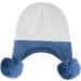 KAKU NANU Toddler Winter Hat with Double Pom Pom | Fleece Lined Beanie for Baby Boys and Girls | Blue | Ages 1-2 Years - Buy Online on SooperMarket.com