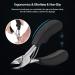 opove X5 Silver Podiatrist Toenail Clippers for Ingrown or Thick Nails - Precision Diabetic Pedicure Tool for Men - Buy Online on SooperMarket.com