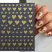10 Sheets Metallic Nail Art Stickers - Self-Adhesive Decals with Glitter Stars, Moon, Love Heart - Gold & Silver Designs for Women DIY Nail Art - Buy Online on SooperMarket.com