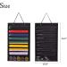 LYFFXYH Martial Arts Belts Organizer - Hanging Medal Display Rack for 8 Belts | Karate Belt Holder in Dust-Proof Black - Buy Online on SooperMarket.com
