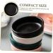MAGICLULU 8 Pcs Sauce Dish Vinegar Dish Sauce Serving Sauce Bowls Relish Plate Small Ceramic Bowl Soy Sauce Dish Ingredient Bowls for Prep Sauce Seasoning Dish Fruit Seasoning re-usable 9X9X2.5CMx4pcs Blackx4pcs - Buy Online on SooperMarket.com