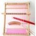 Wooden Multi-Craft Weaving Loom Kit - Large Frame 9.85x15.75x1.3inch - DIY Hand-Knitting Machine for Kids & Adults - White Tapestry Loom with Loom Stick Bar - Beginner-Friendly Handcraft Loom - Buy Online on SooperMarket.com