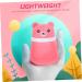 FRCOLOR 2pcs Baby Powder Box Set with Puff | Newborn Face Wash Dispenser | Talcum Powder Storage Box | Creative Pink Design - Buy Online on SooperMarket.com