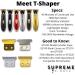 Supreme Trimmer ST5210 Men's Hair Clipper - Professional Cordless Barber Liner for Beard & Hair - Gold T-Shaper Li with Extra Blade - Buy Online on SooperMarket.com