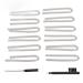 Hearing aid hoses hearing amplifier HDO hose model otoplasty hearing aid molded tubes cleaning brush pvc U-shaped pre-shaped listening tube hose replacement transparent