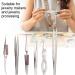 6-Piece Jewelry Tweezers Set - Self-Retardant Rust-Resistant & Wear-Resistant Tools for Jewelry Making - Buy Online on SooperMarket.com