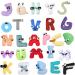 Alphabet Lore Plush Animal Toy - Educational Stuffed Doll for Kids and Adults - Cute and Funny Cartoon Design - Perfect Gift for Christmas and Birthdays - Buy Online on SooperMarket.com