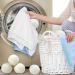 Natural Wool Dryer Balls - Set of 6 | Fabric Softener & Wrinkle Reducer | Eco-Friendly Alternative to Plastic Balls & Liquid Softeners - Buy Online on SooperMarket.com