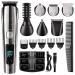 FYOBOT Men's Beard Trimmer Cordless Hair Clipper Waterproof Body Nose Ear Cutting Shaver USB Rechargeable LED Display