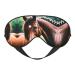 SSIMOO Two Horses Soft Sleep Eye Mask Female Breathable Eye Patch Perfect for Travel and Relaxation Black