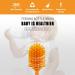 Silicone Bottle Cleaning Brush with Long Handle - 31cm/12.5 - Perfect for Baby Bottles, Hydro Flask, Sports Bottles, Vases and Glassware - Orange - Qty 1 - Buy Online on SooperMarket.com