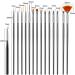 Evvmnaks 1 Set of Nail Brush Tools Set Carving Glitter Pen Manicure DIY Nail Art Tool - Buy Online on SooperMarket.com