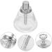Baluue Push-down Dispenser Bottle - Empty Refillable Pump Bottle Empty Cleaner Storage Bottle for Nail Polish Remover Liquid - Buy Online on SooperMarket.com
