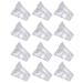 12Pcs Polygel Nail Clips for Polygel Quick Building Nail Tips Clip for Dual Form Acrylic Nail Extension