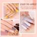 Dip Powder Gel Set - Activator, Base, Top Gel & Brush Saver - 0.5oz/Bot - Dipping Powder Acrylic Nail Manicure Pedicure - Buy Online on SooperMarket.com