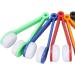 20-Partly Reading Flashing Brake Glasses Cleaning Tool Set - 4 Red Blue Black Green & Orange Brushes for Optimal Lens Care - Buy Online on SooperMarket.com