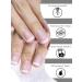 Kalolary 32PCS Cured Gel Nail Polish Strips Adhesive Full Wrap Gel Nail Art Sticker Waterproof Gel Nail Wrap Stickers with Nail File and Stick(UV/LED Lamp Required) (Transparent) - Buy Online on SooperMarket.com