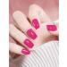 Kalolary 20PCS Solid Color Gel Nail Polish Strips | Self-Adhesive Wraps with Nail File | Rosy - Buy Online on SooperMarket.com