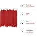 Pack of 500 - Heat Resistant Disposable Drinking Straws 20cm Long Standard Size (Red 500) - Buy Online on SooperMarket.com