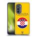 Head Case Designs Flag of Croatia Croatian Flag Patches Soft Gel Case Compatible with Motorola Edge (2022)